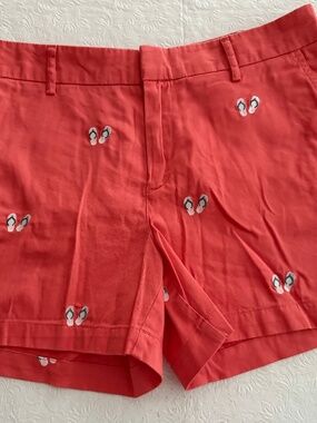Jones New York Orange Wms Shorts Size 8